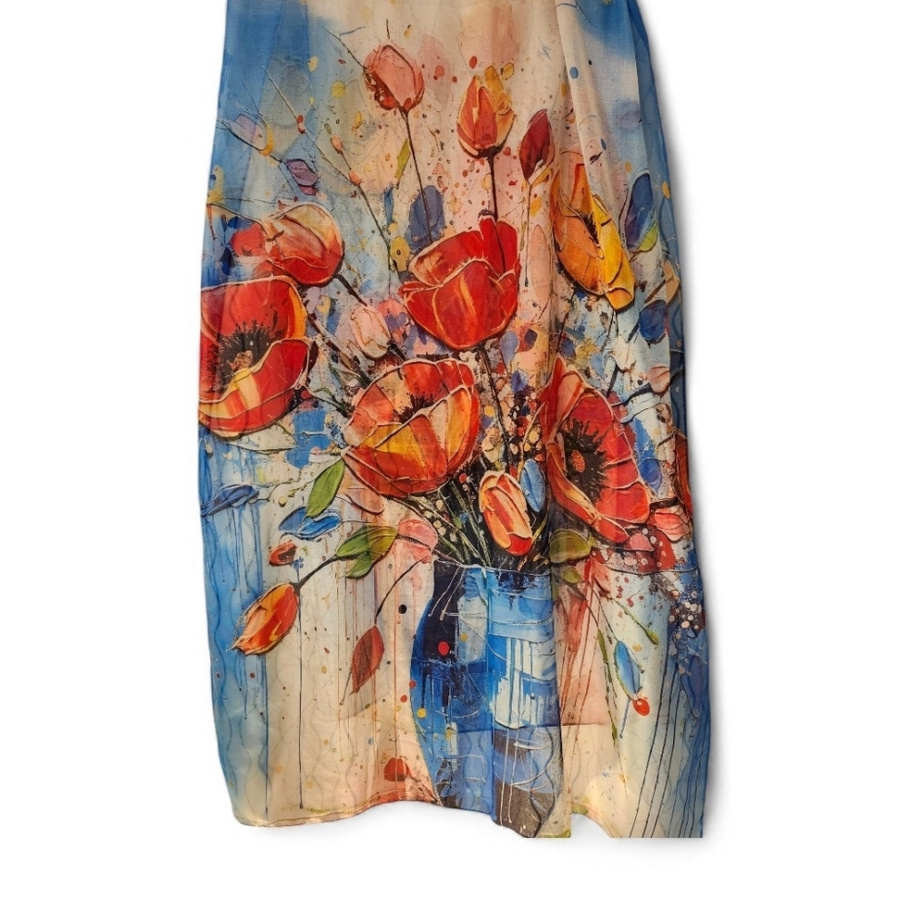Floral Multicolor Scarf